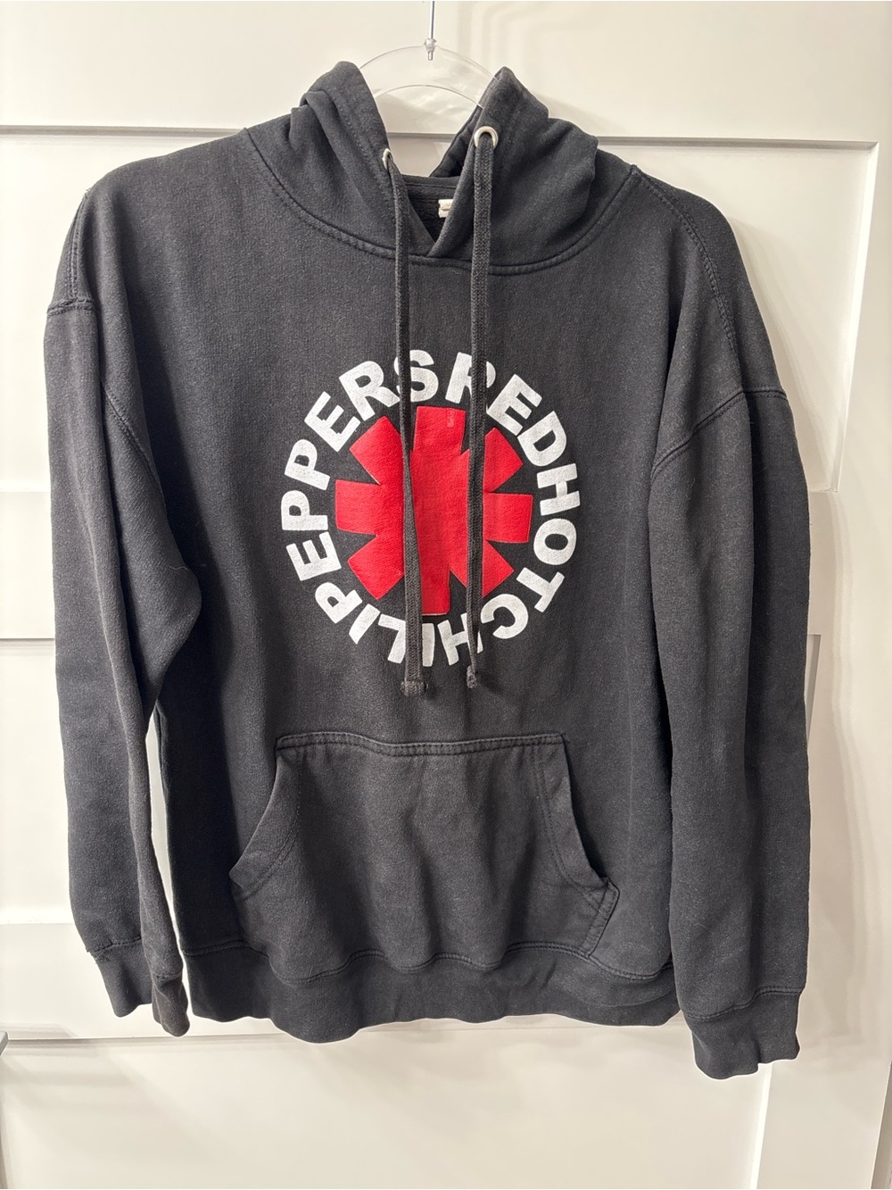 Vintage Red Hot Chili Peppers Black Concert Logo Pullover Hoodie